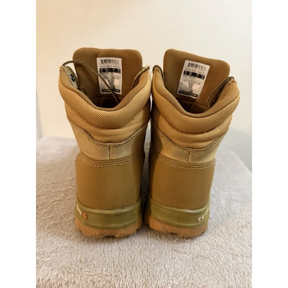 Carhartt Ground Force Work Boots Wheat Waterproof Composite Toe CMR 8939 Mens 10
